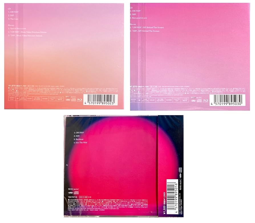 IMP. CDセット Amazon.co.jp: 【外付け特典あり 3形態セット】 CRUISIN'/IMP